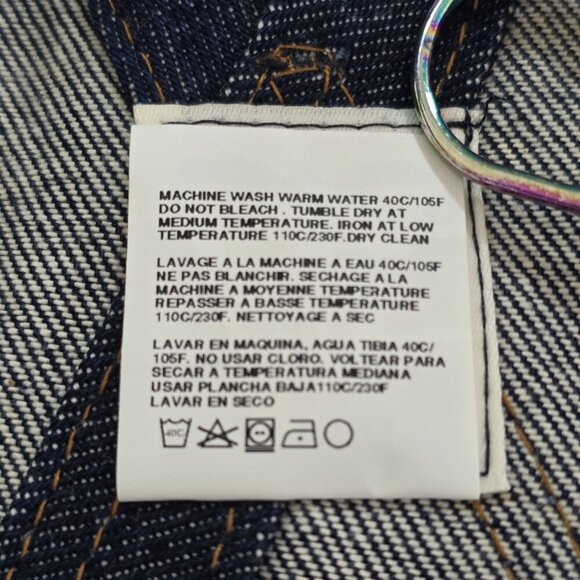 Big Bill Bib Overall Mens 36 R Navy Denim 92 NAY 47246 Carpenter Unlined Pockets - Picture 11 of 16